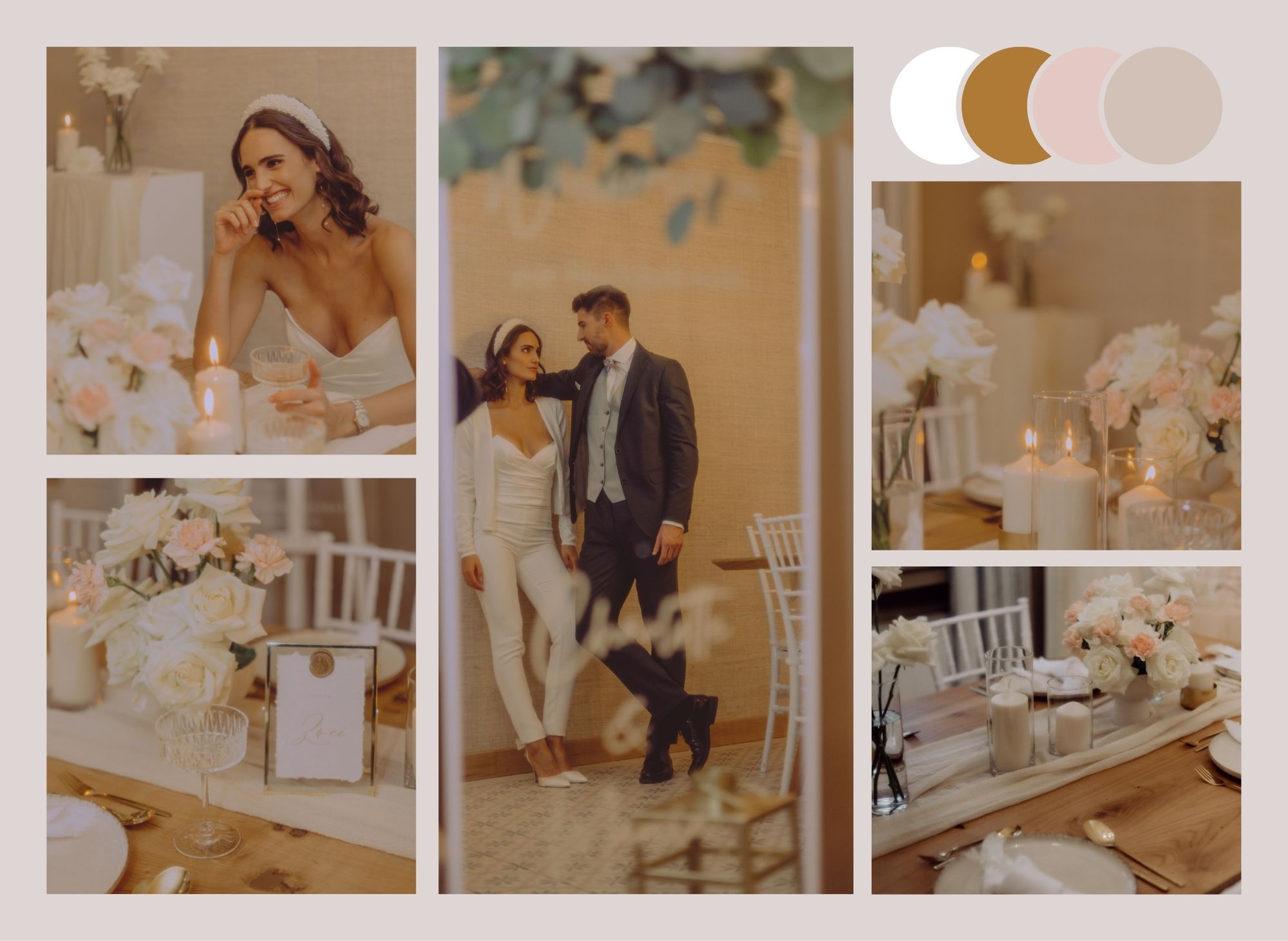 Elegant Beige and White 2