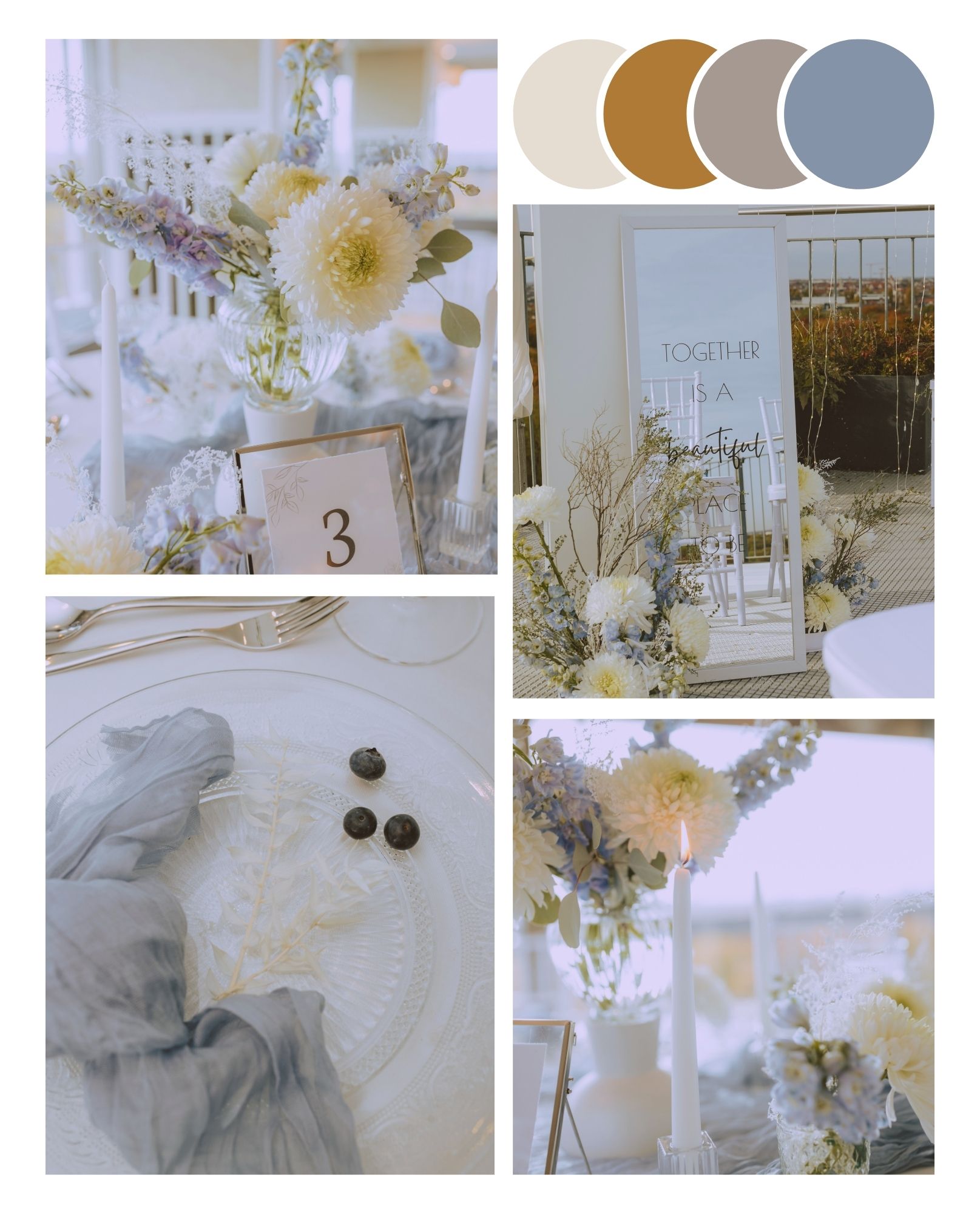 Elegant Blue and White 2